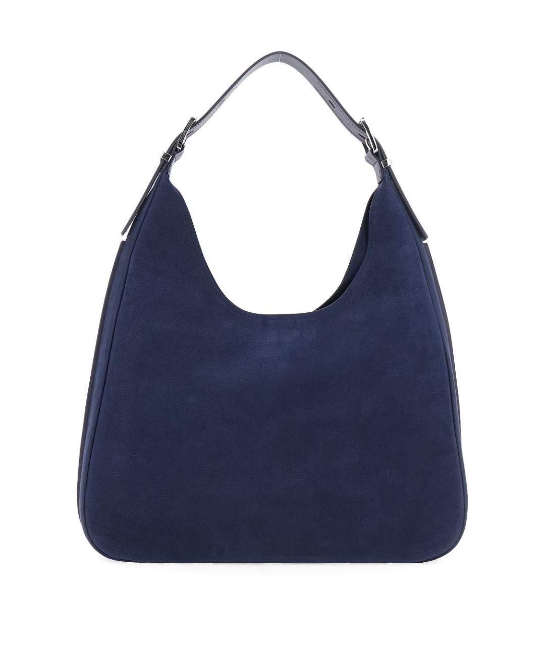 MICHAEL KORS Синяя замшевая сумка через плечо, фото 3