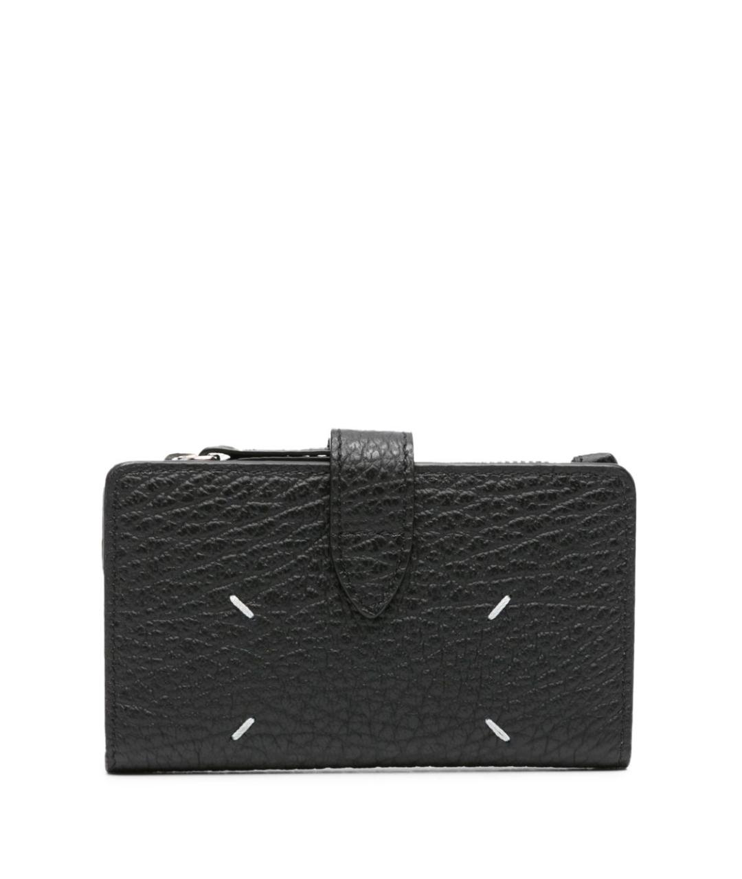 MAISON MARGIELA Черный кожаный кардхолдер, фото 2