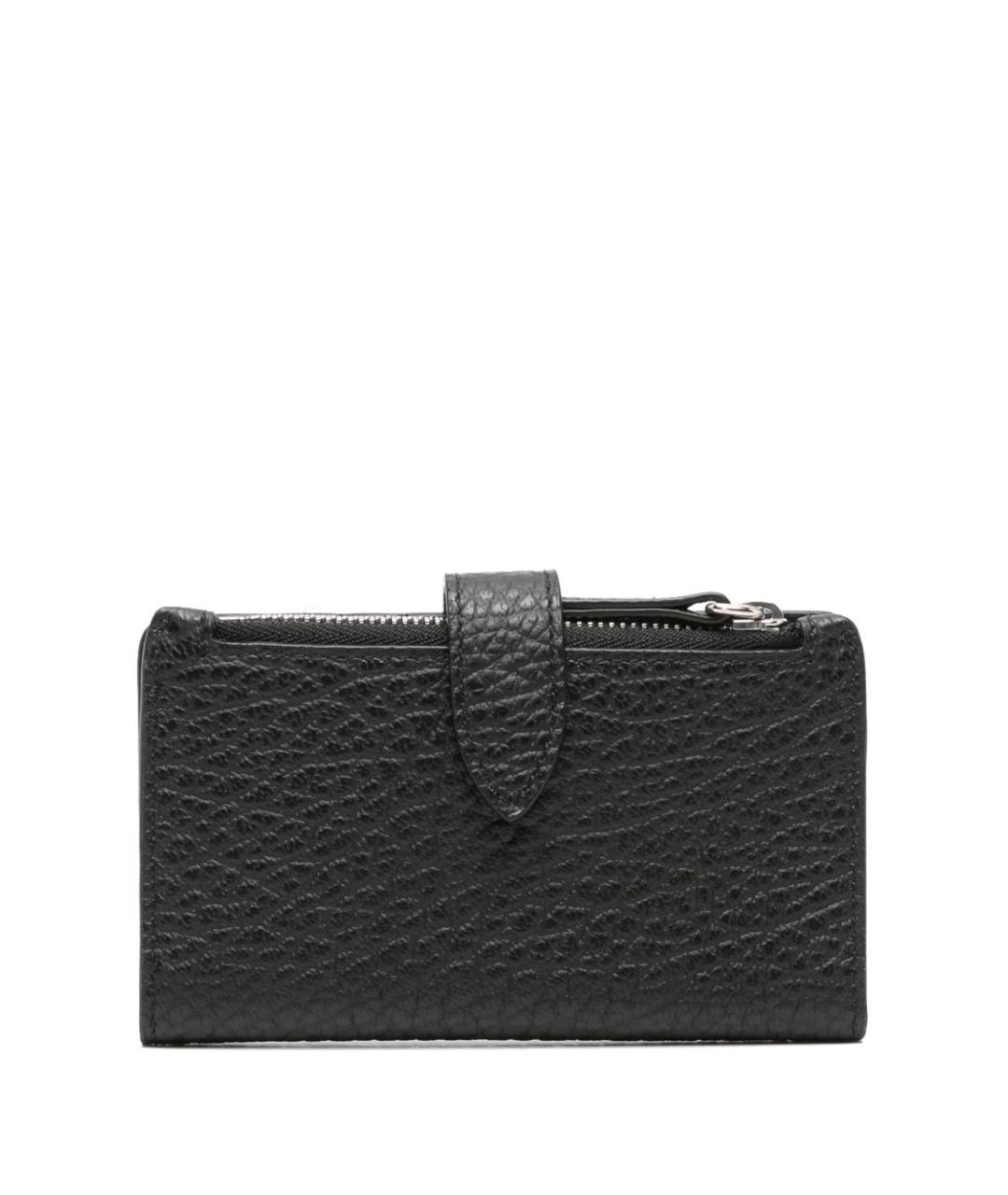 MAISON MARGIELA Черный кожаный кардхолдер, фото 1