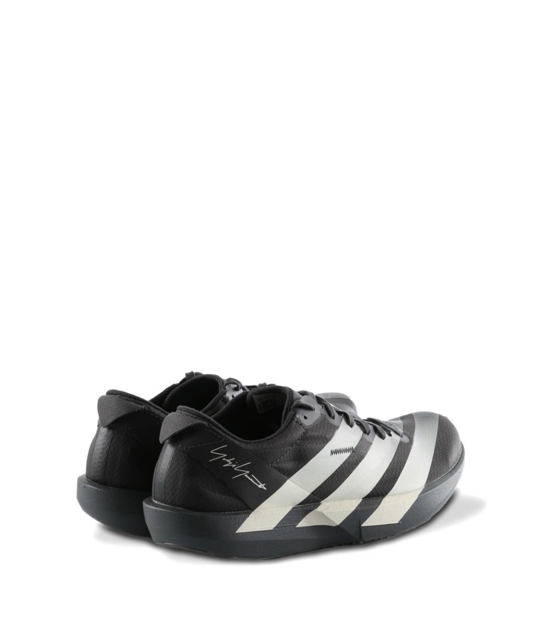 Y-3 Черные текстильные низкие кроссовки / кеды, фото 2