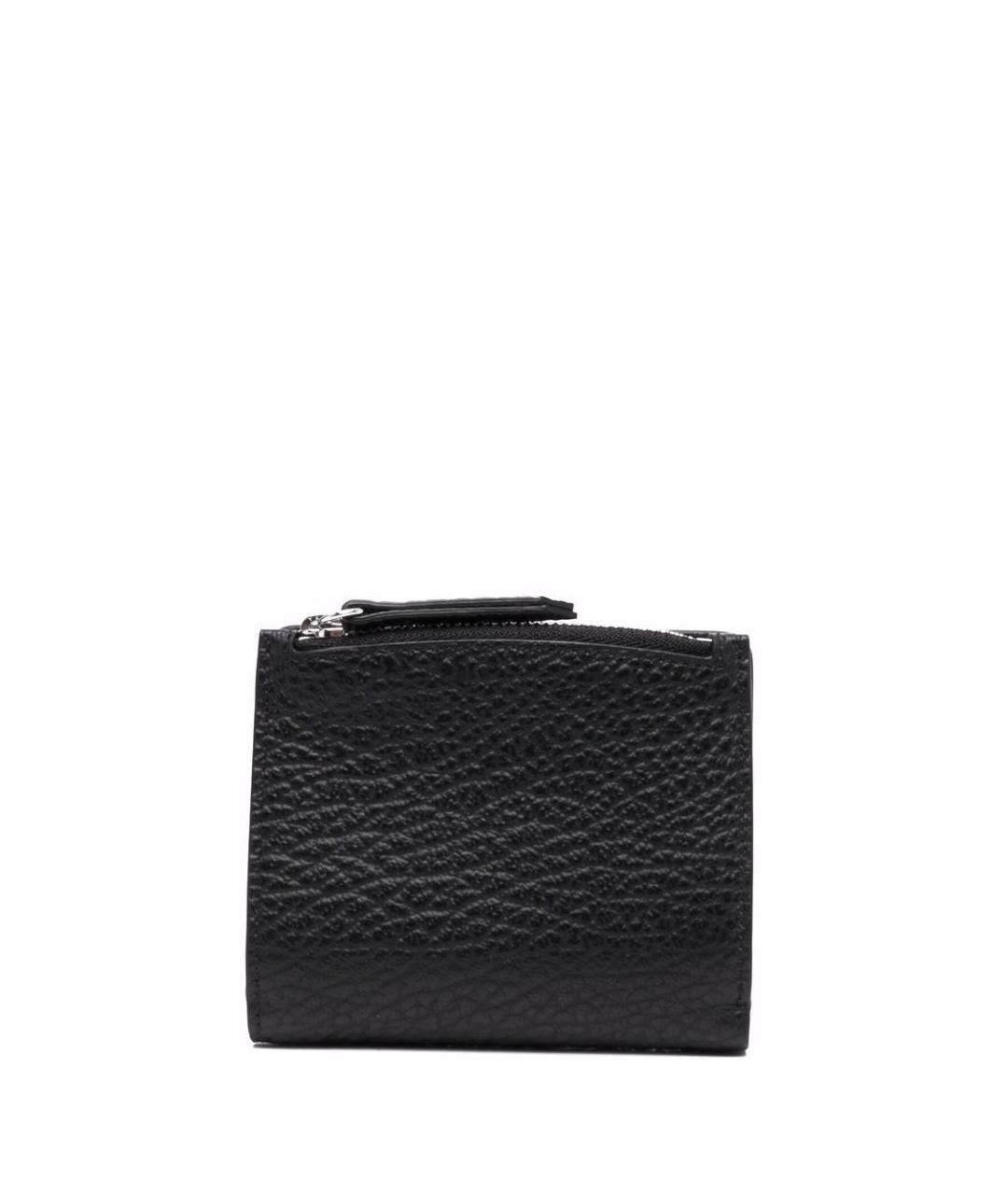 MAISON MARGIELA Черный кожаный кошелек, фото 1