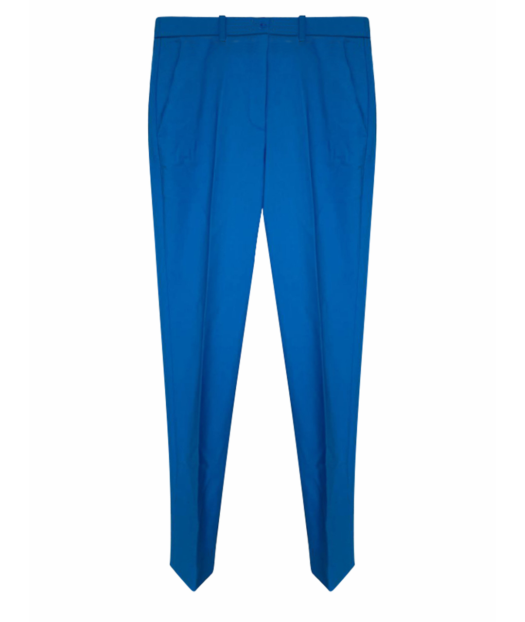MICHAEL KORS COLLECTION Голубые шерстяные брюки узкие, фото 1