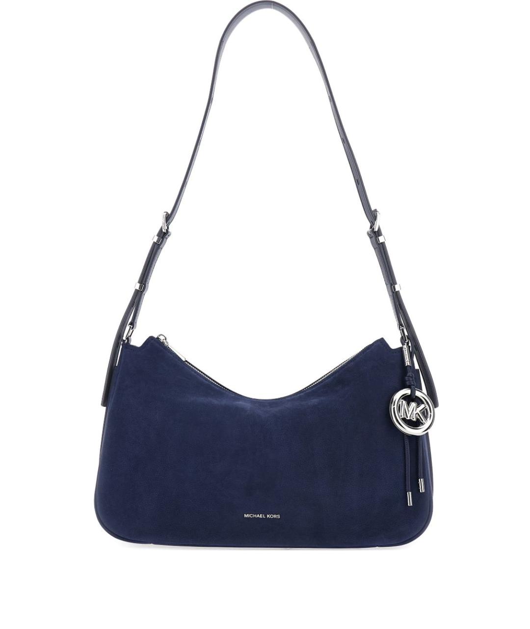 MICHAEL KORS Синяя замшевая сумка через плечо, фото 1
