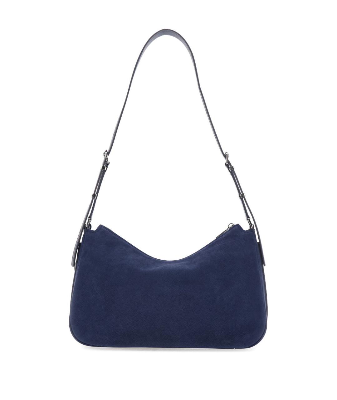 MICHAEL KORS Синяя замшевая сумка через плечо, фото 3