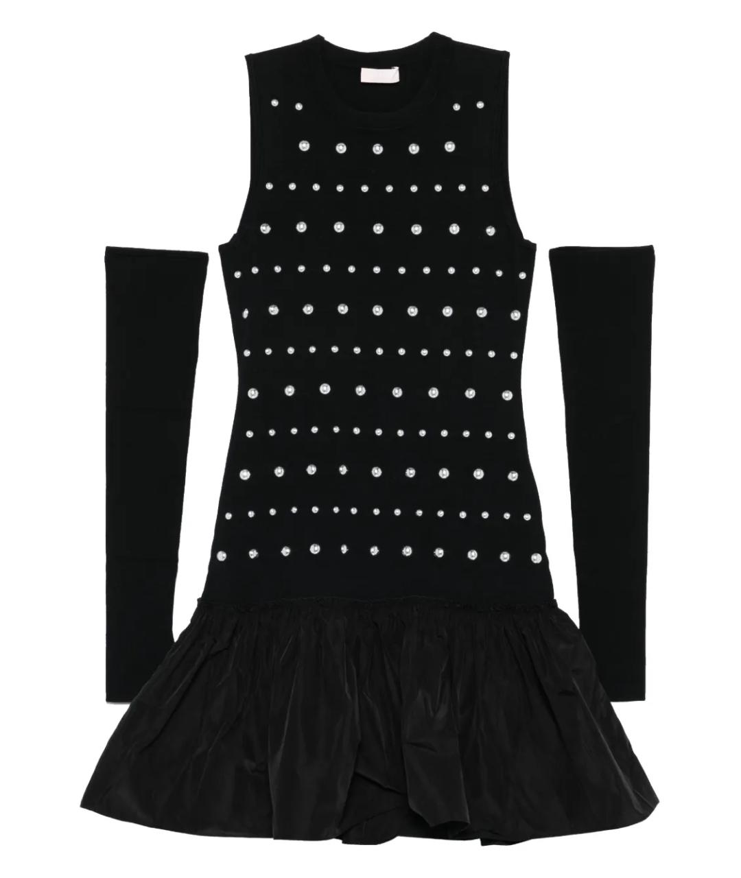 LIU JO Черное вискозное платье, фото 1