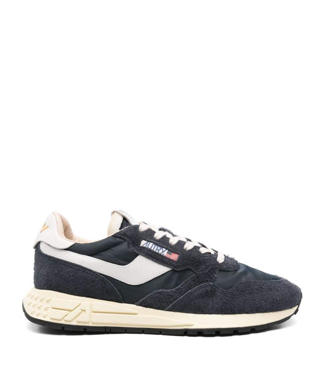 AUTRY Антрацитовые замшевые низкие кроссовки / кеды, фото 1