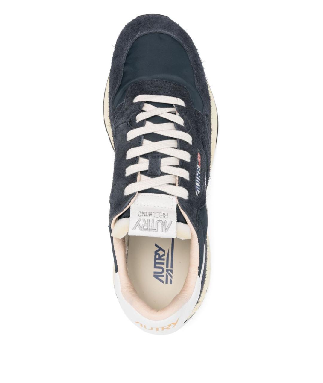 AUTRY Антрацитовые замшевые низкие кроссовки / кеды, фото 2