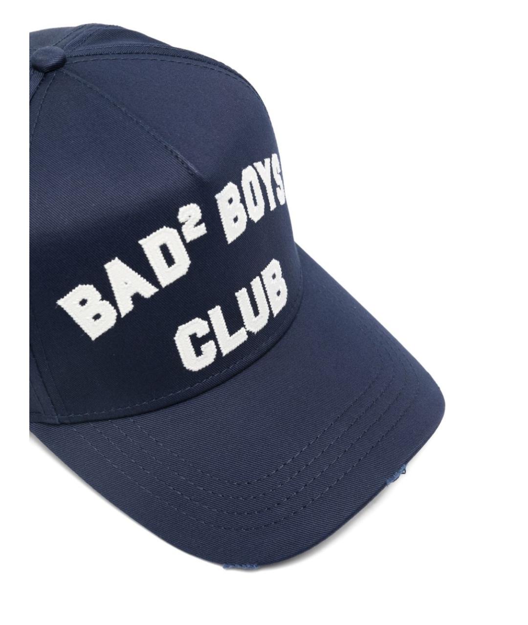 DSQUARED2 Синяя хлопковая кепка/бейсболка, фото 2