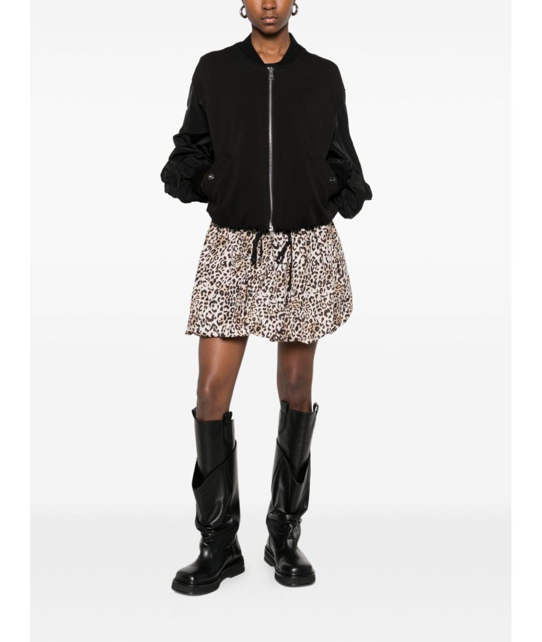 LIU JO Мульти полиэстеровая юбка мини, фото 3