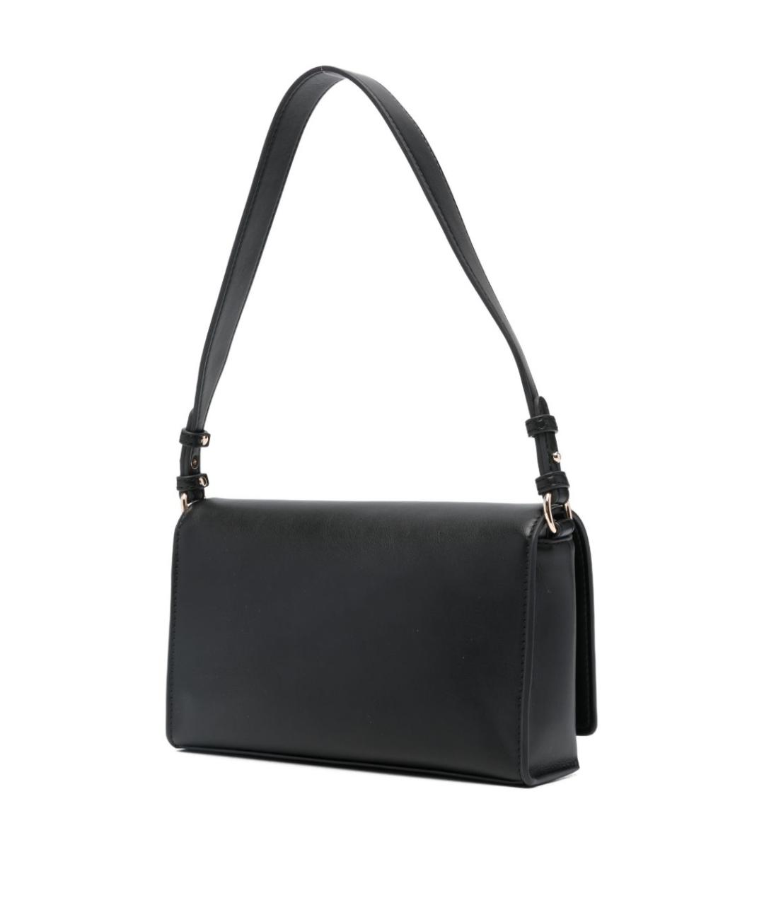LIU JO Черная сумка через плечо из искусственной кожи, фото 2