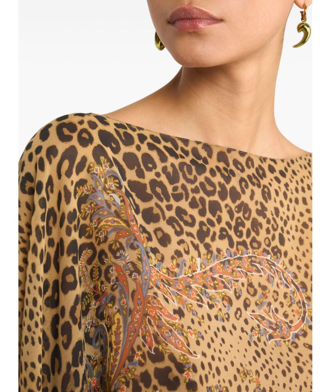 ETRO Мульти шелковая блузы, фото 3