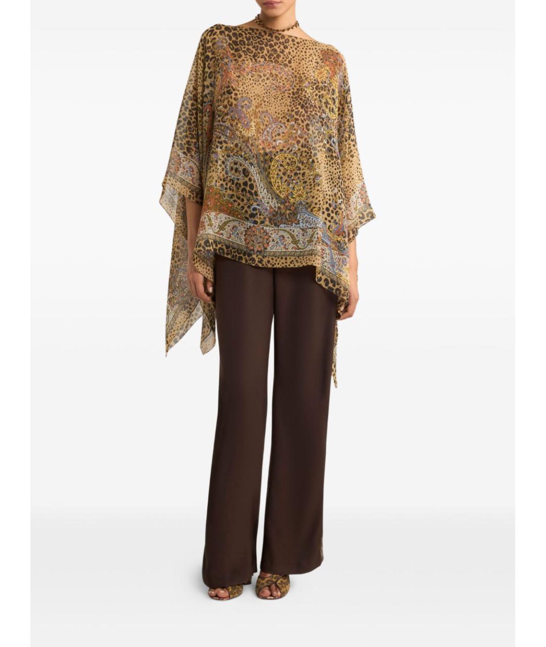 ETRO Мульти шелковая блузы, фото 2