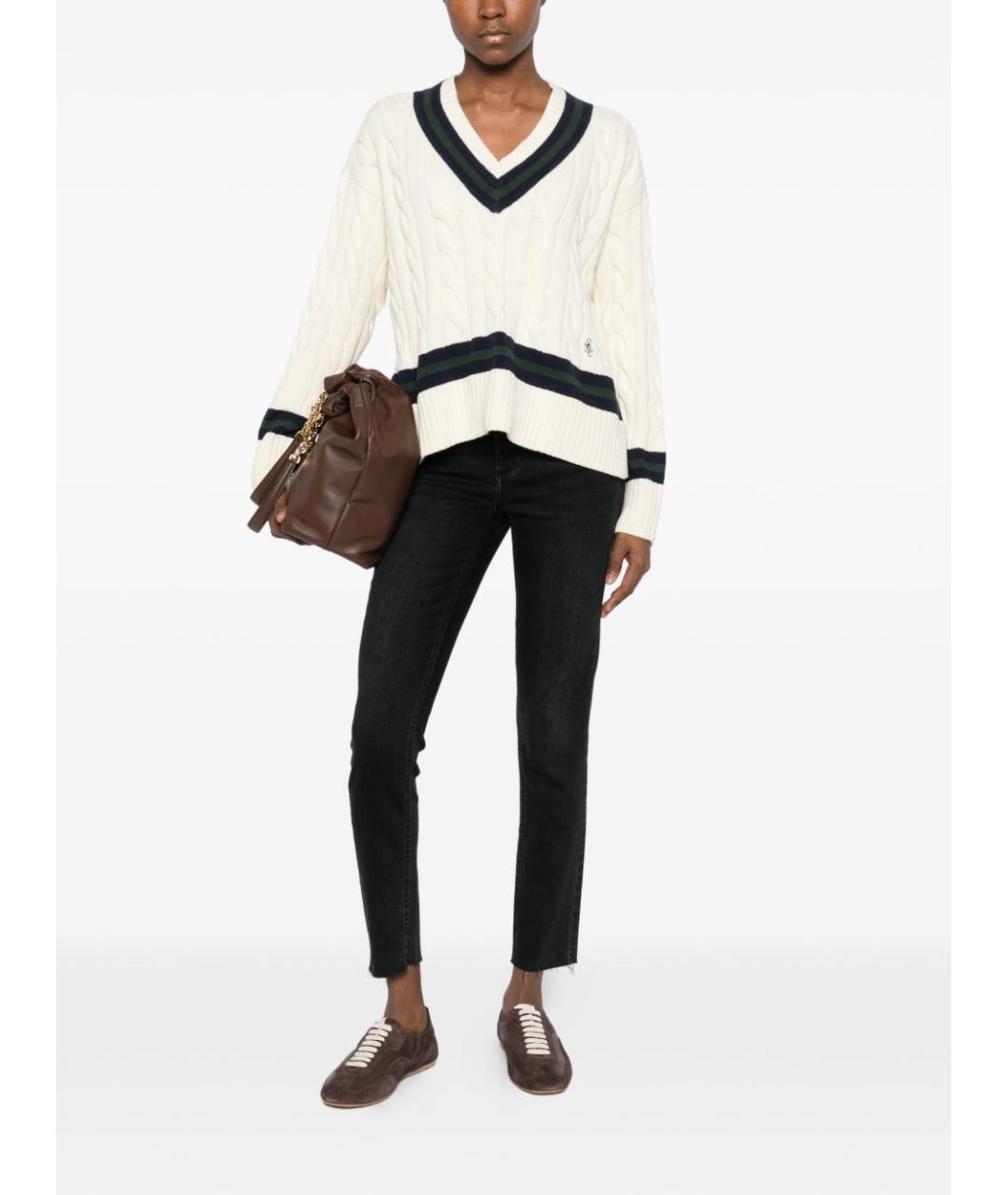 LIU JO Черные хлопковые прямые джинсы, фото 2