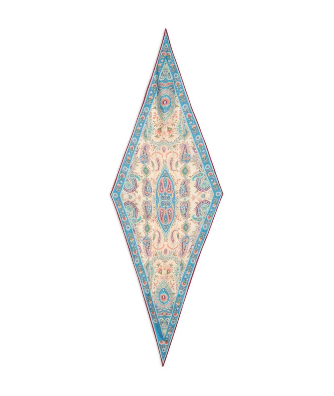 ETRO Мульти шелковый шарф, фото 2