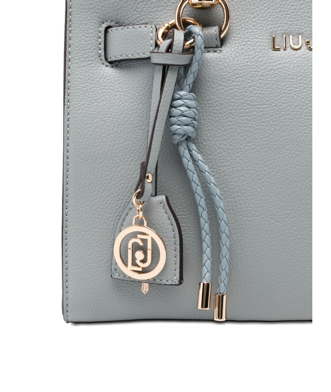 LIU JO Серая сумка тоут из искусственной кожи, фото 2