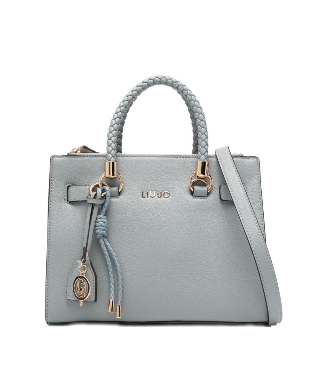 LIU JO Серая сумка тоут из искусственной кожи, фото 1