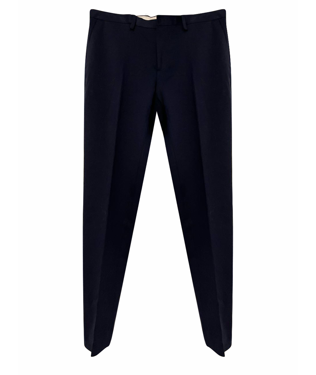 MICHAEL MICHAEL KORS Темно-синие вискозные классические брюки, фото 1