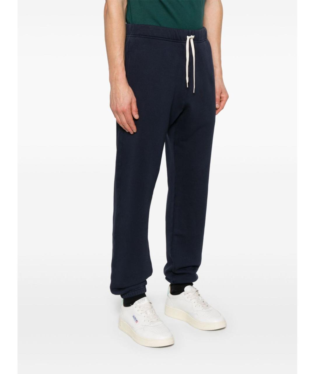 AUTRY Синие хлопковые повседневные брюки, фото 2