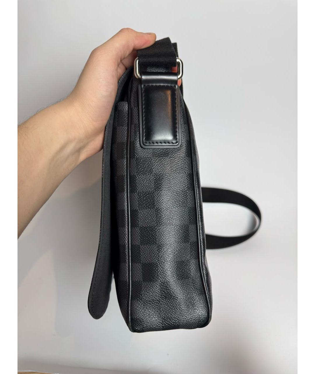 LOUIS VUITTON Черная сумка на плечо, фото 6