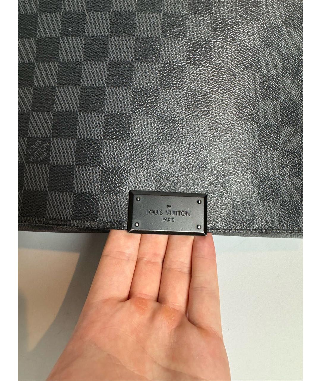 LOUIS VUITTON Черная сумка на плечо, фото 3