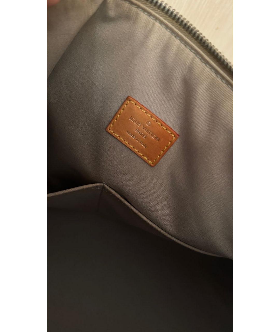 LOUIS VUITTON Серебряная сумка с короткими ручками, фото 3