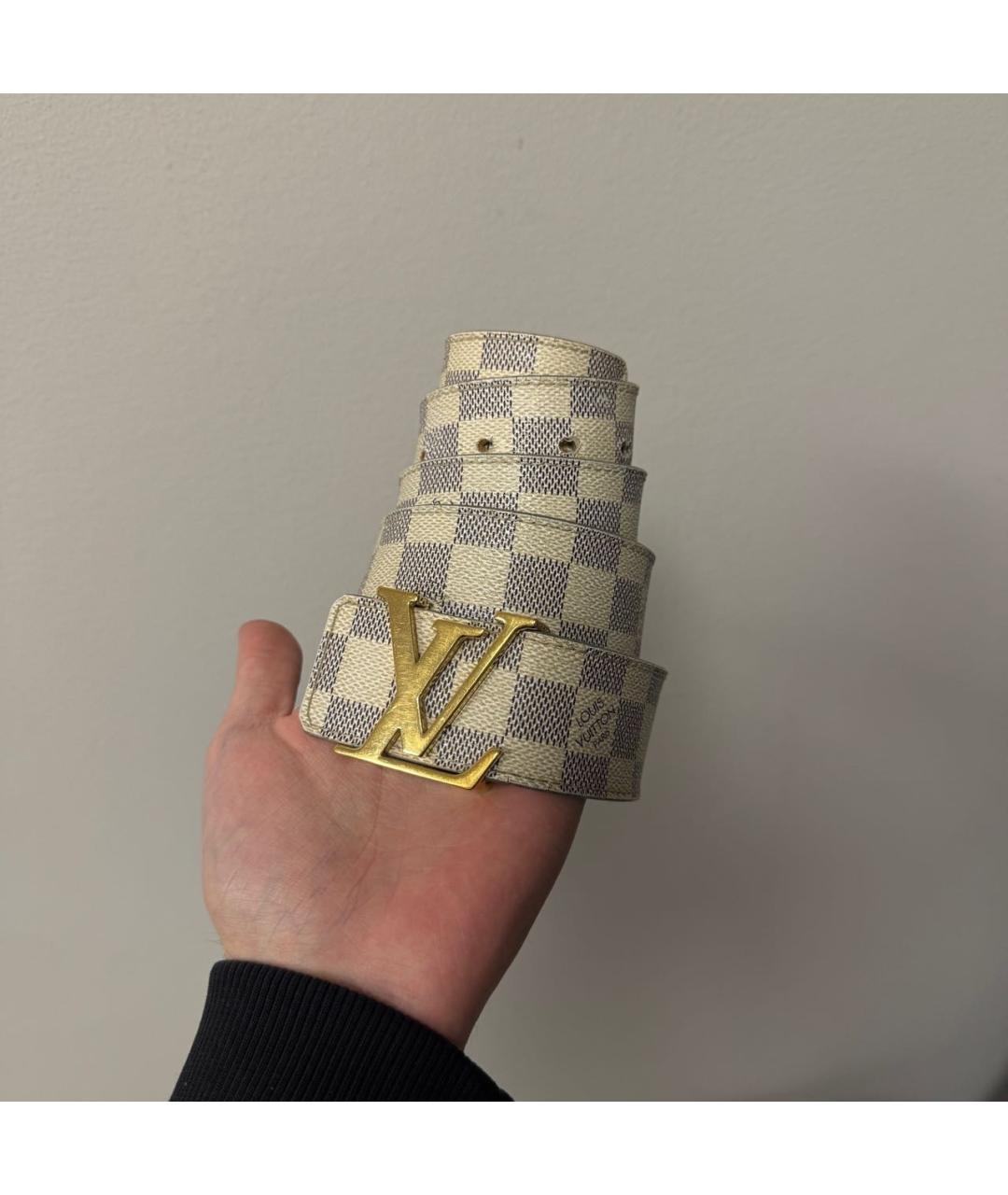 LOUIS VUITTON Бежевый ремень, фото 3