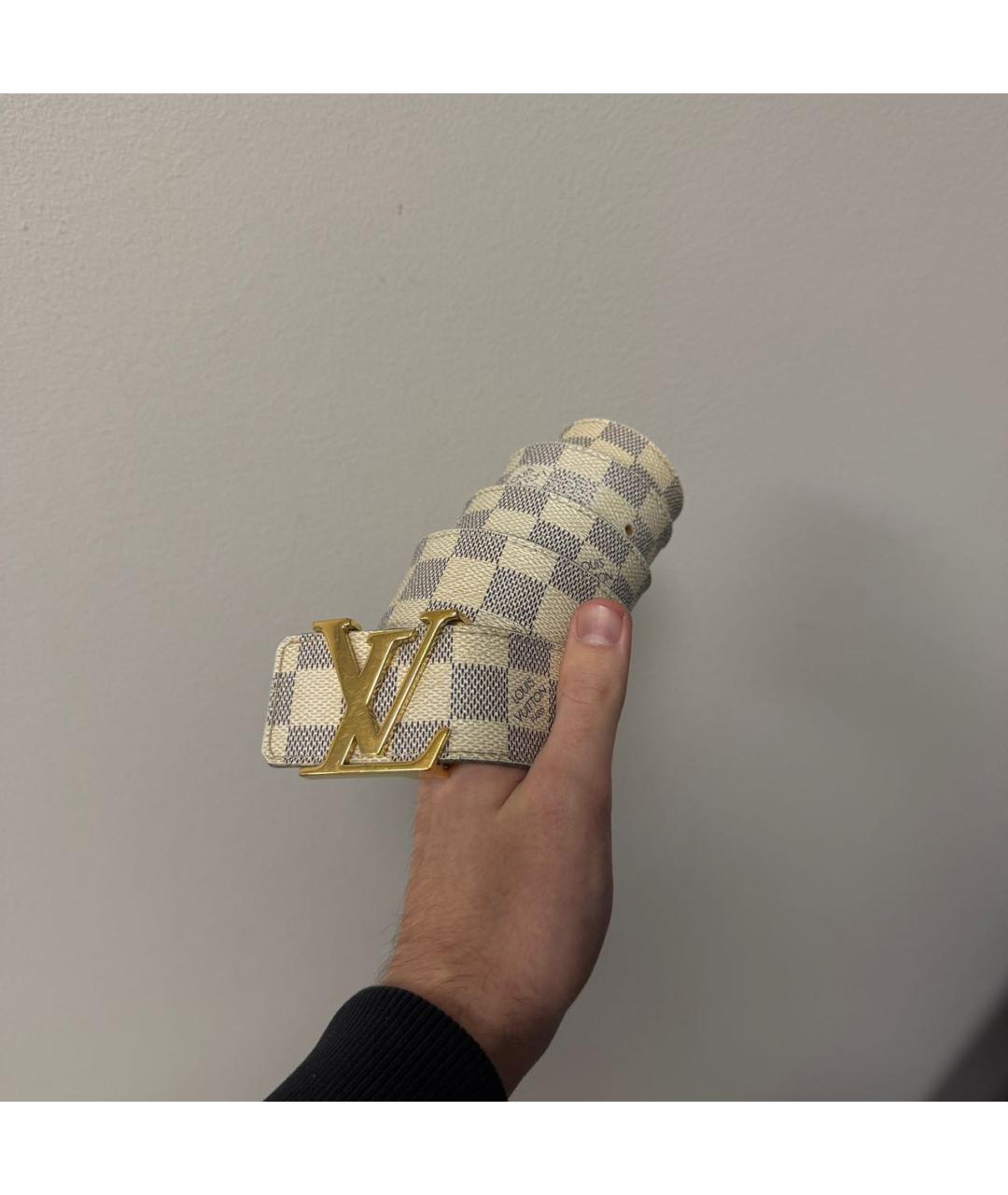 LOUIS VUITTON Бежевый ремень, фото 4