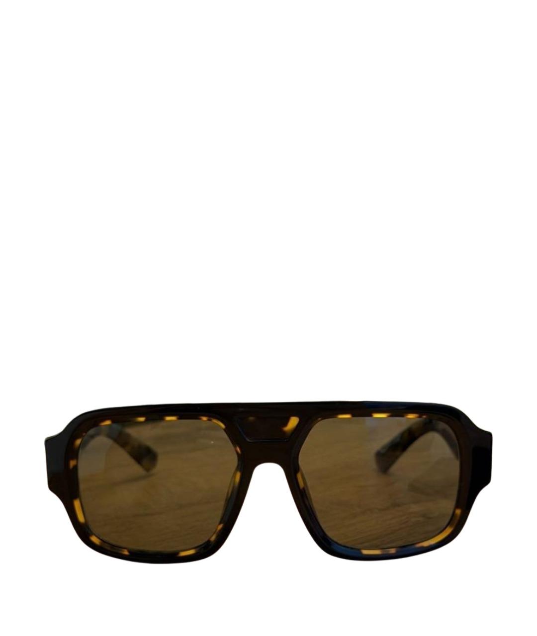 DOLCE&GABBANA Черные пластиковые солнцезащитные очки, фото 1