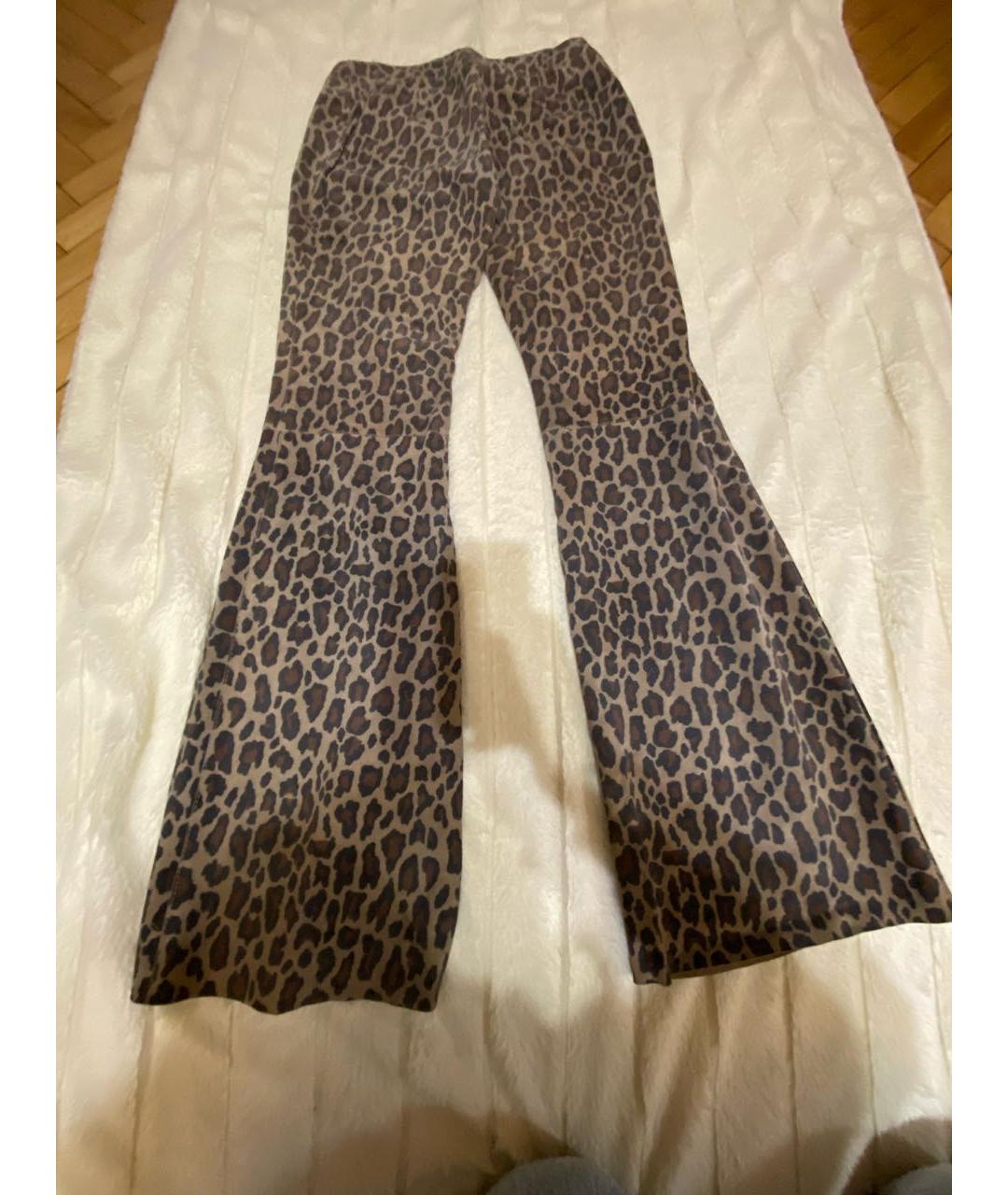 DOLCE&GABBANA Мульти замшевые брюки широкие, фото 2