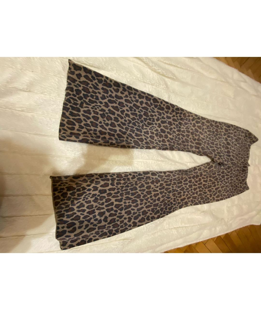 DOLCE&GABBANA Мульти замшевые брюки широкие, фото 5