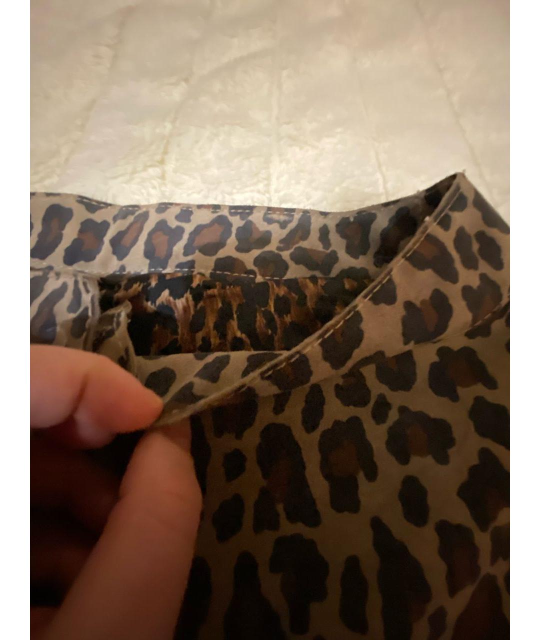 DOLCE&GABBANA Мульти замшевые брюки широкие, фото 4