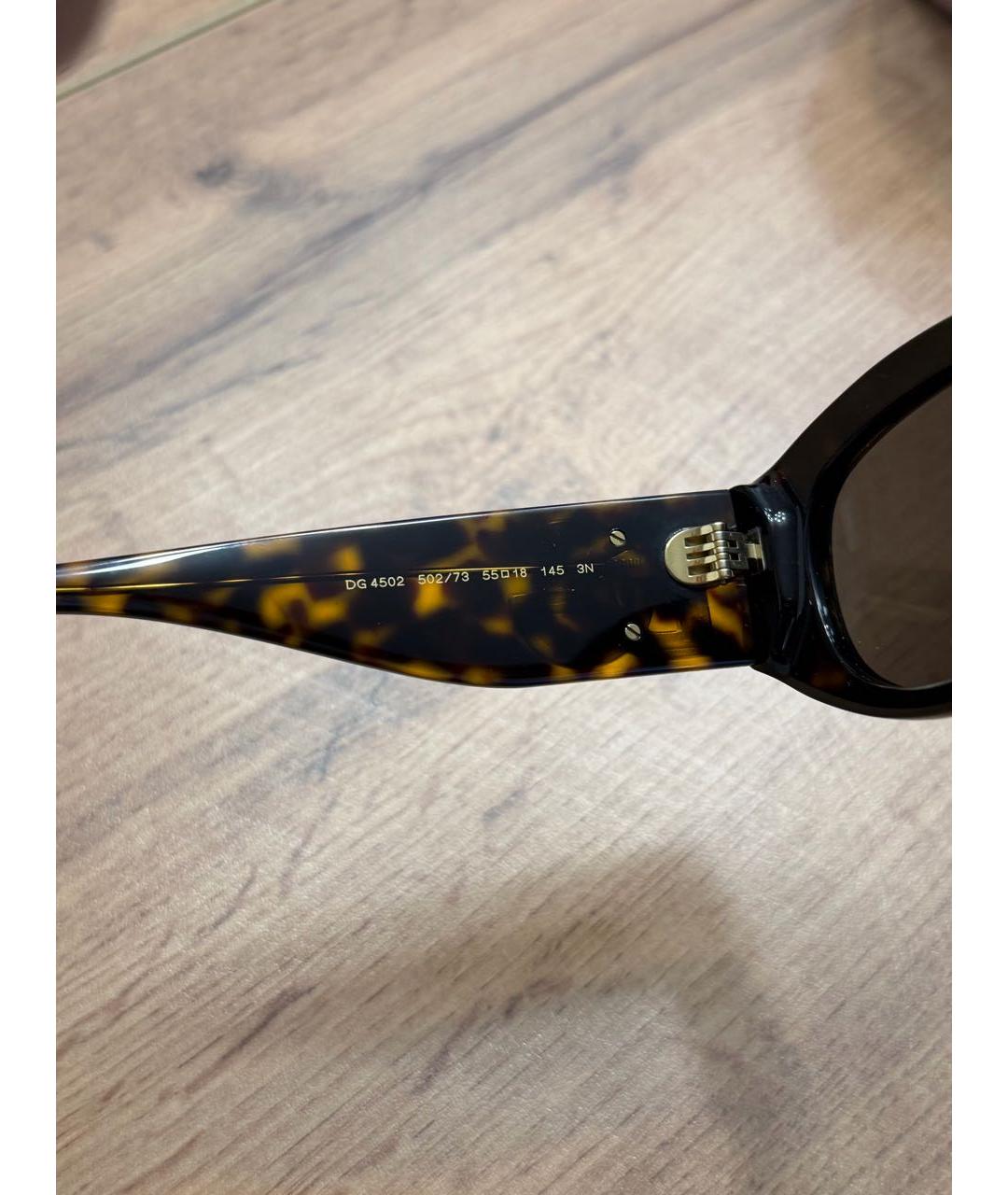 DOLCE&GABBANA Черные пластиковые солнцезащитные очки, фото 7