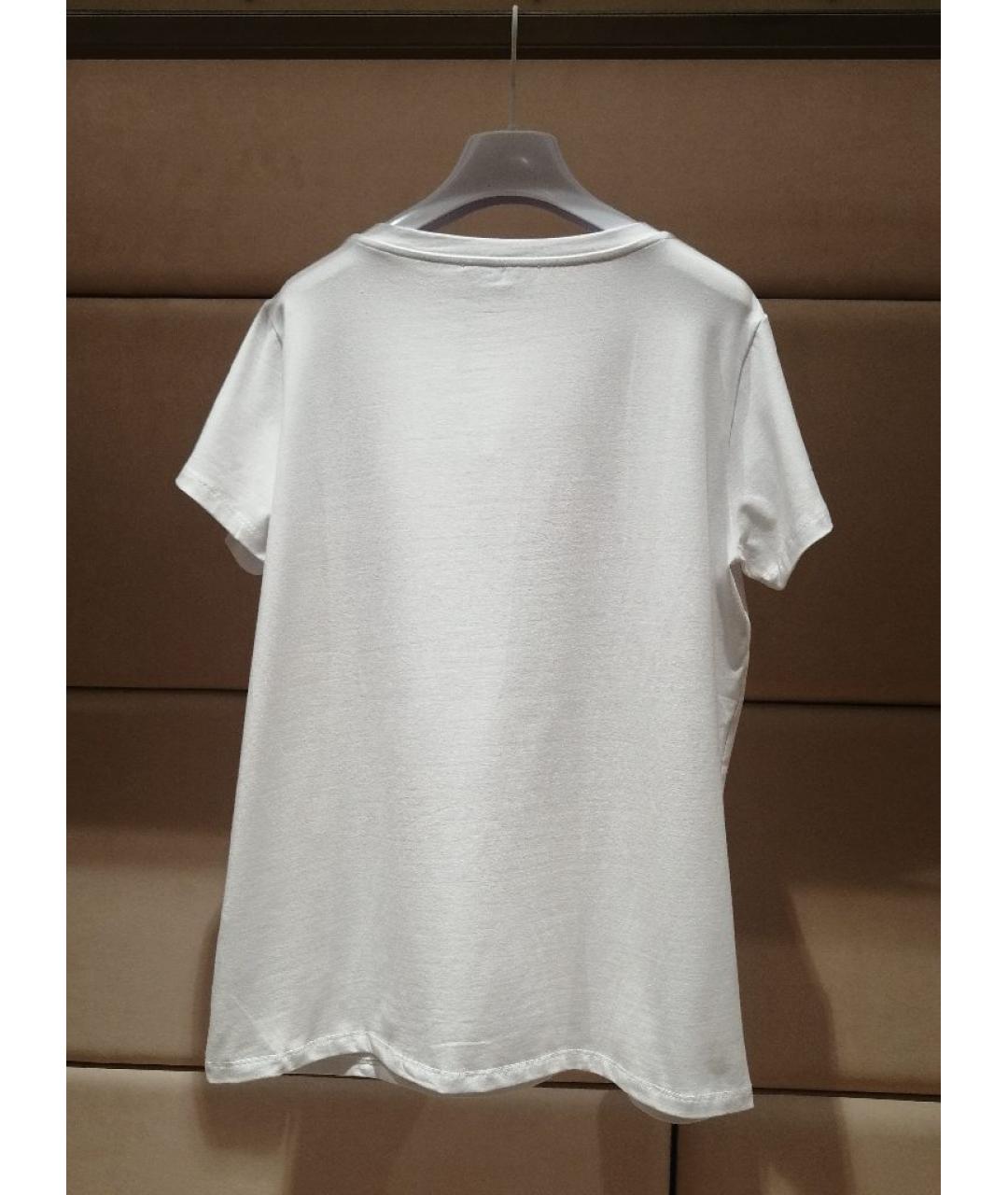 BLUGIRL Белая хлопковая футболка, фото 2