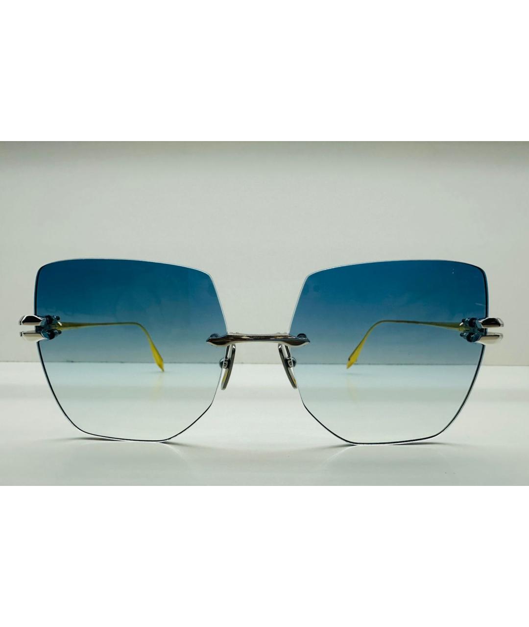 DITA Голубые металлические солнцезащитные очки, фото 2