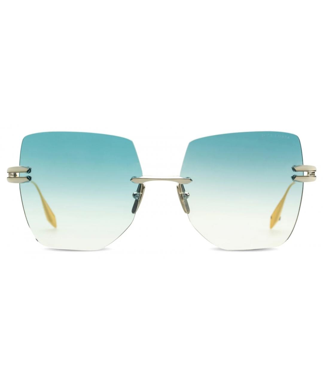 DITA Голубые металлические солнцезащитные очки, фото 4