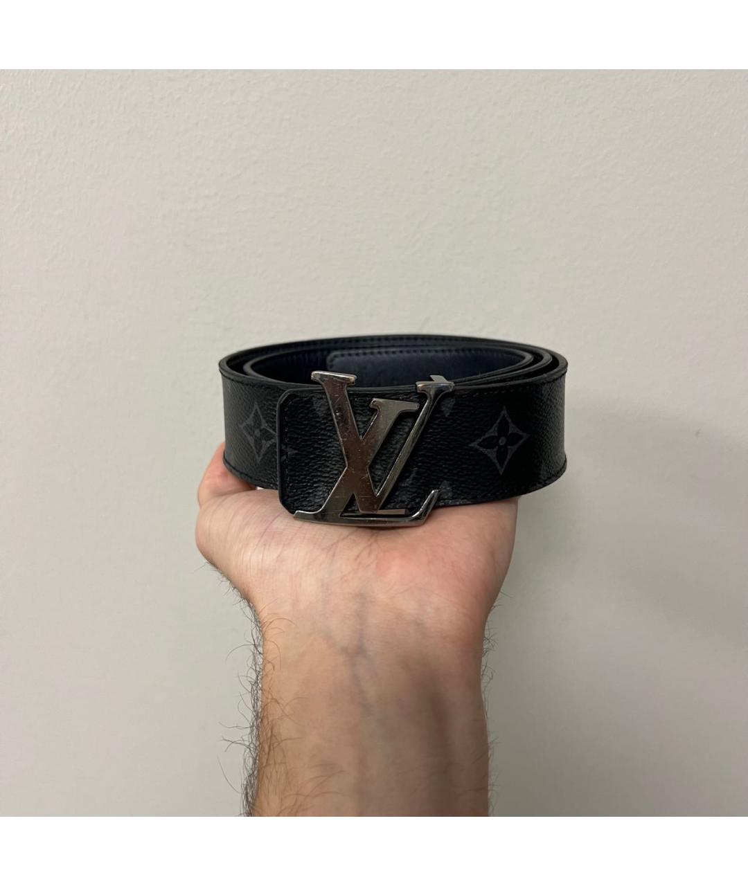 LOUIS VUITTON Черный ремень, фото 3