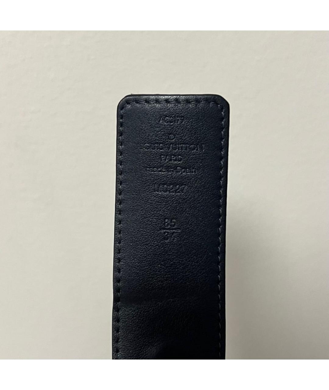 LOUIS VUITTON Черный ремень, фото 5