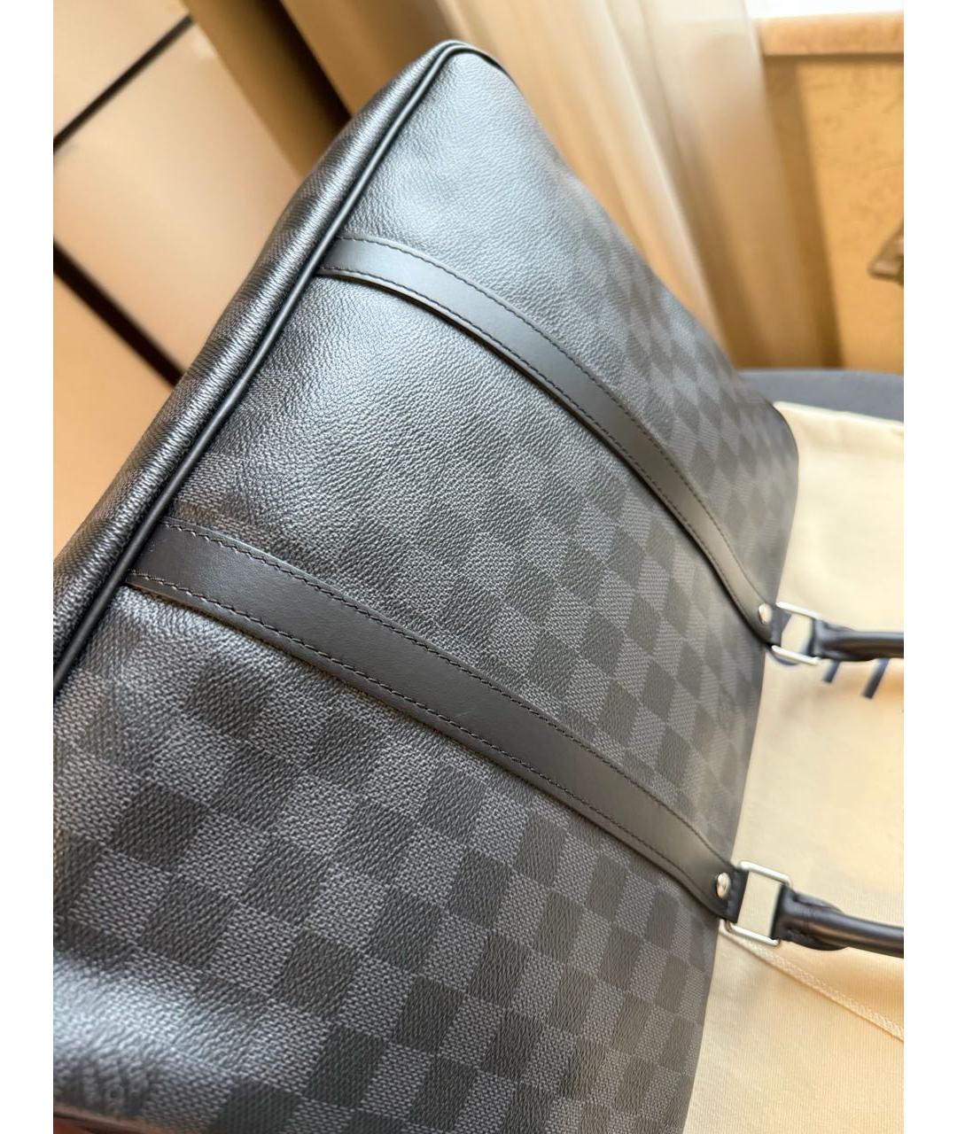 LOUIS VUITTON Серый портфель, фото 2