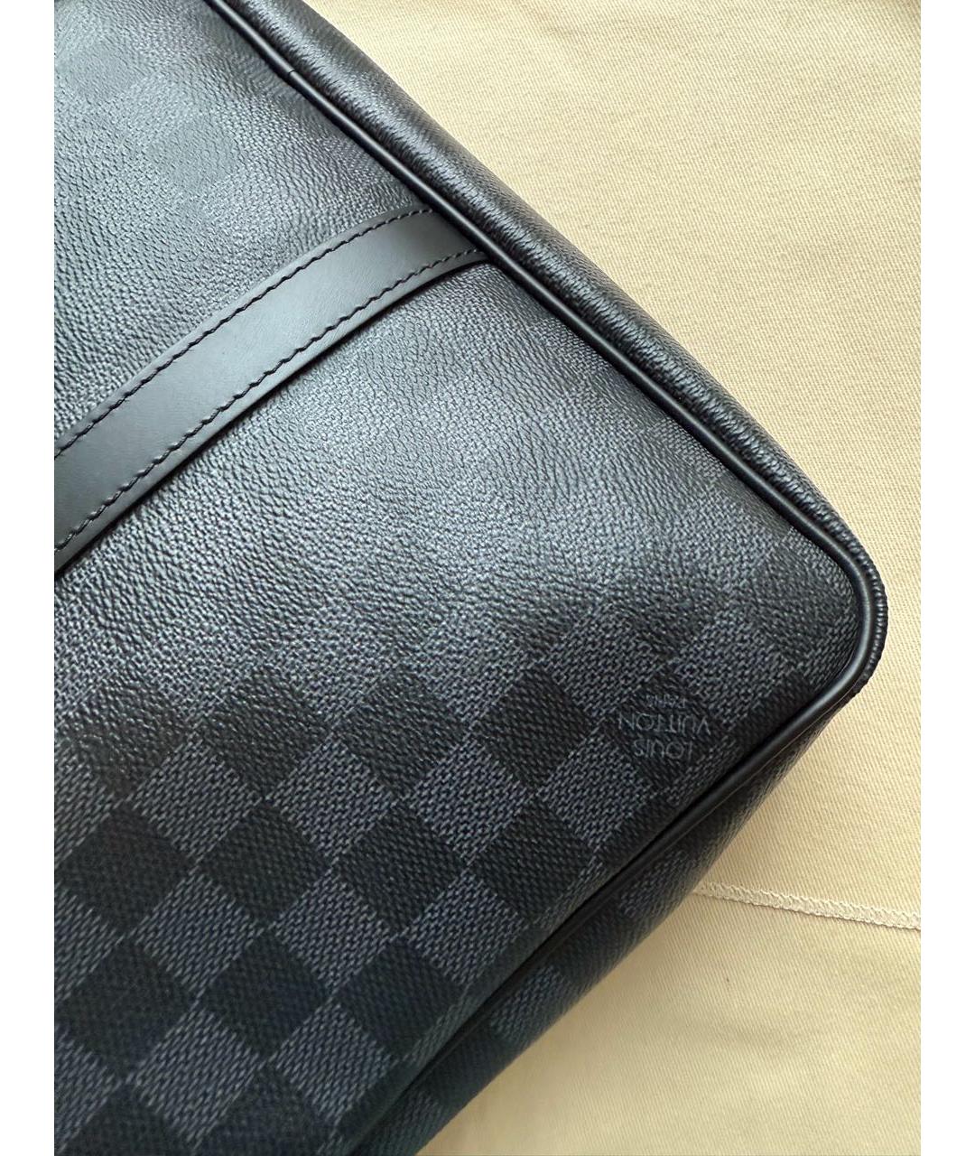 LOUIS VUITTON Серый портфель, фото 7