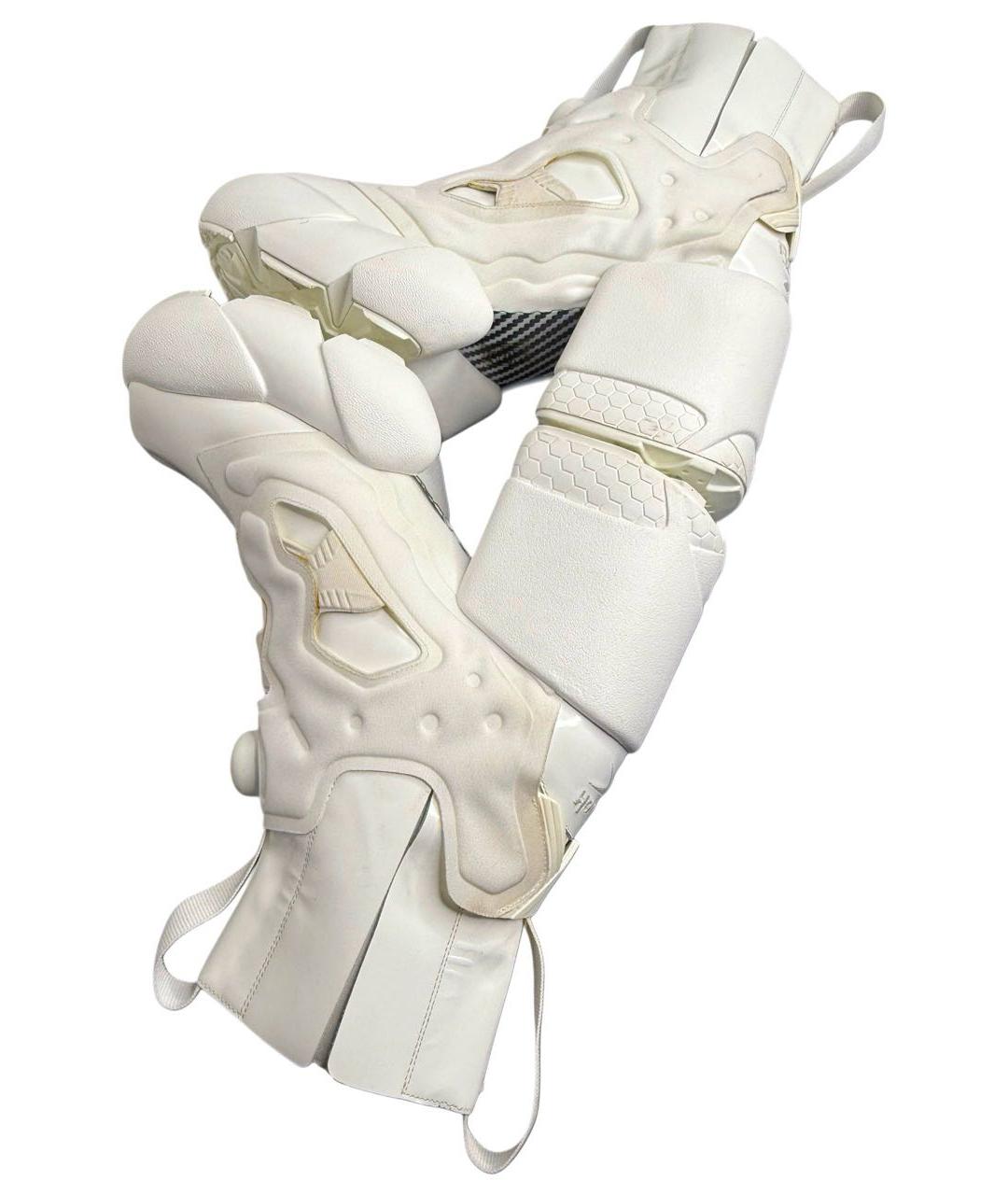 MAISON MARGIELA Белые полусапоги из лакированной кожи, фото 7