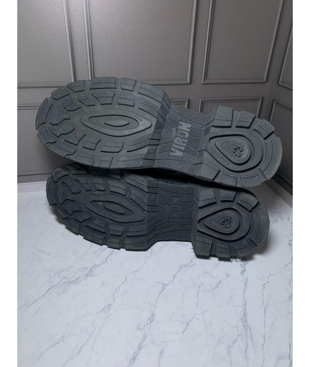 DR. MARTENS Черные текстильные брогги и оксфорды, фото 6