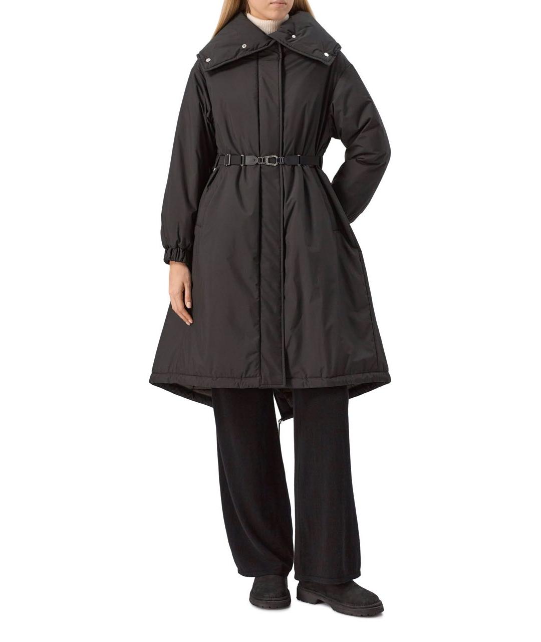 MOORER Черный полиэстеровый пуховик, фото 2