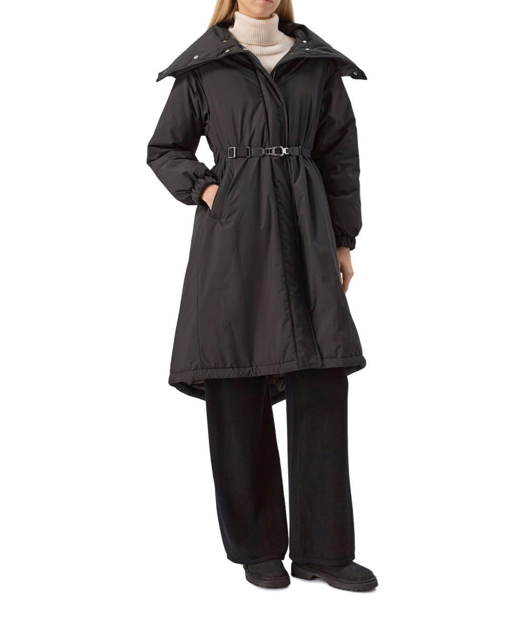 MOORER Черный полиэстеровый пуховик, фото 5