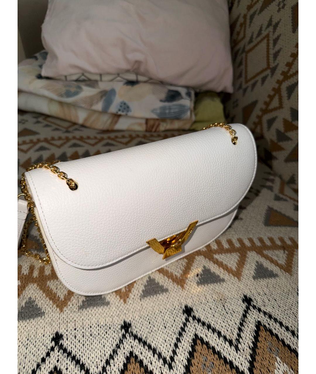 COCCINELLE Белая кожаная сумка через плечо, фото 7