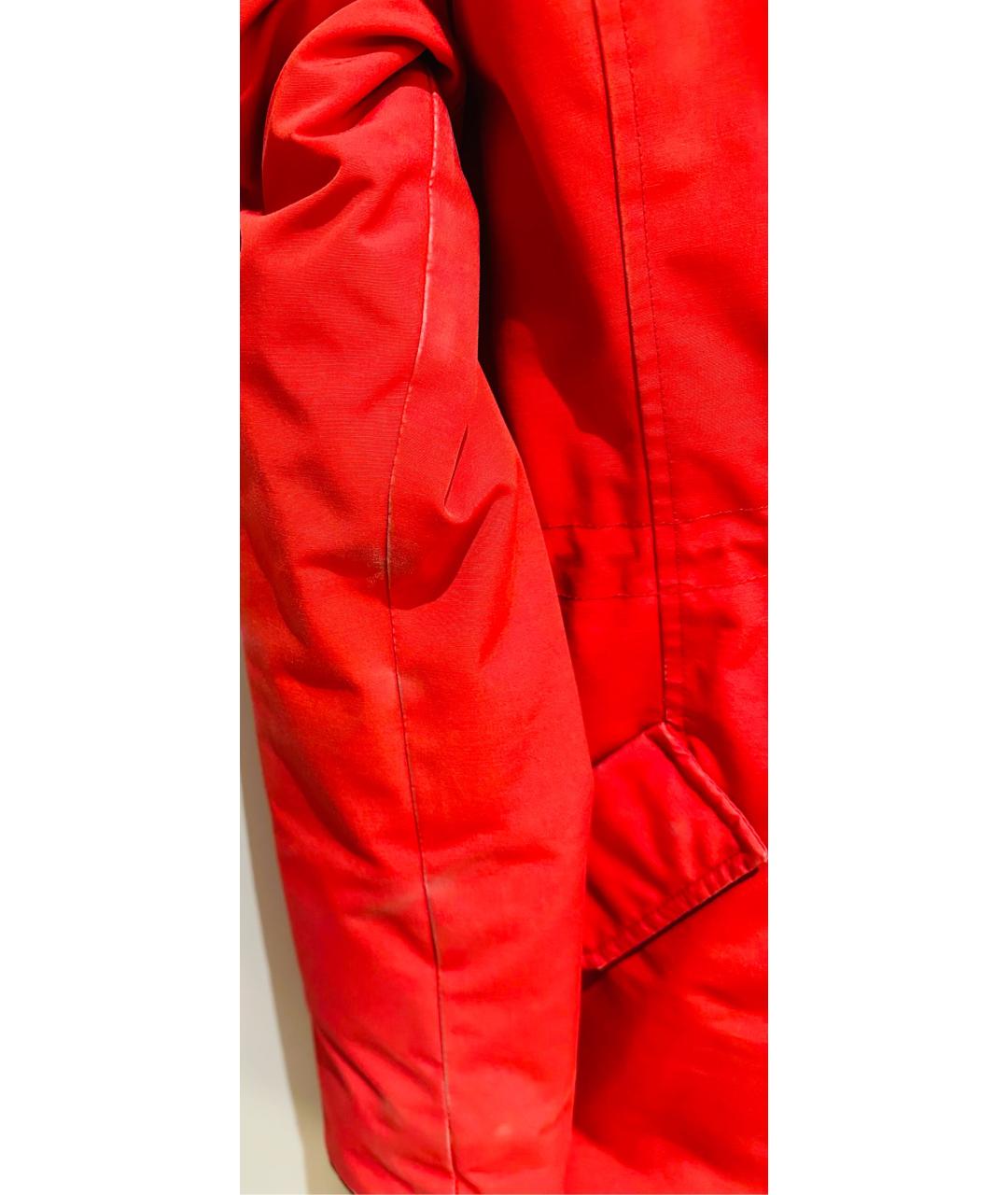 CANADA GOOSE Красная полиэстеровая парка, фото 7