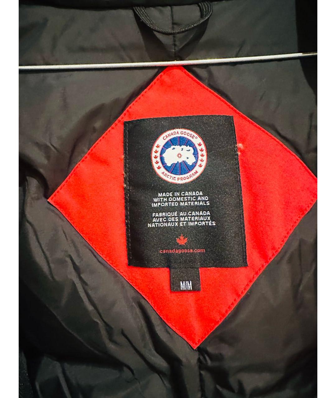 CANADA GOOSE Красная полиэстеровая парка, фото 3