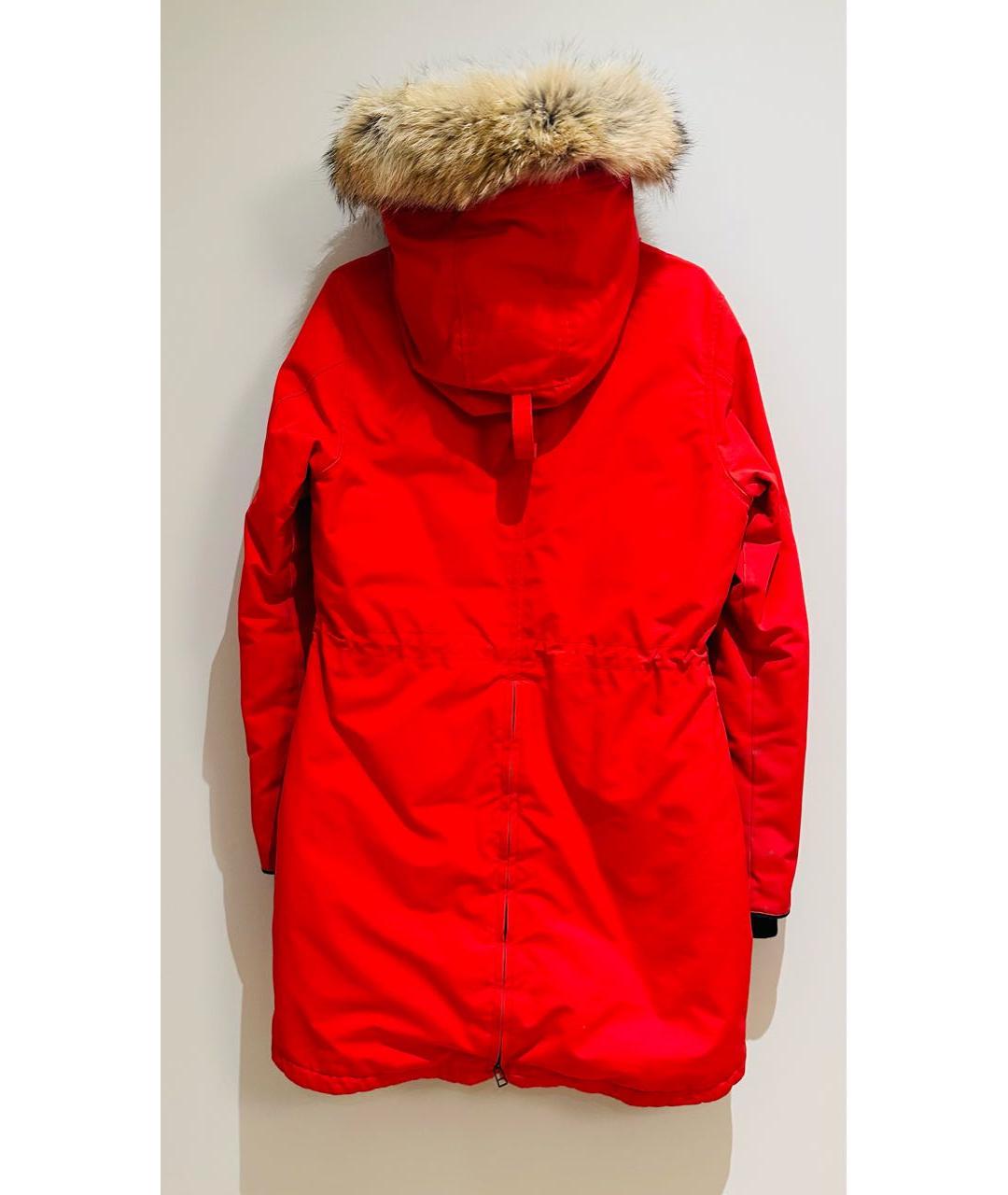 CANADA GOOSE Красная полиэстеровая парка, фото 2