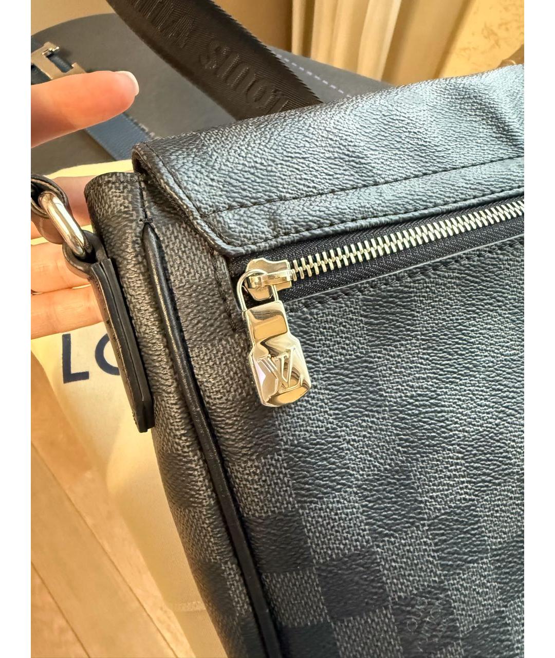 LOUIS VUITTON Серая сумка на плечо, фото 5