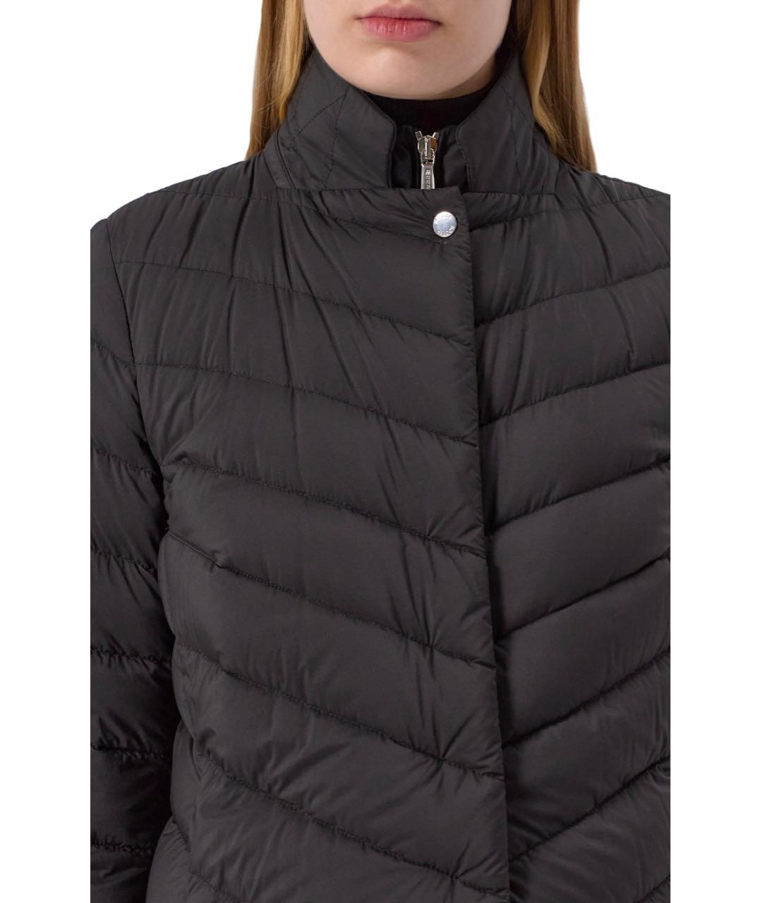 MOORER Черный полиамидовый пуховик, фото 5