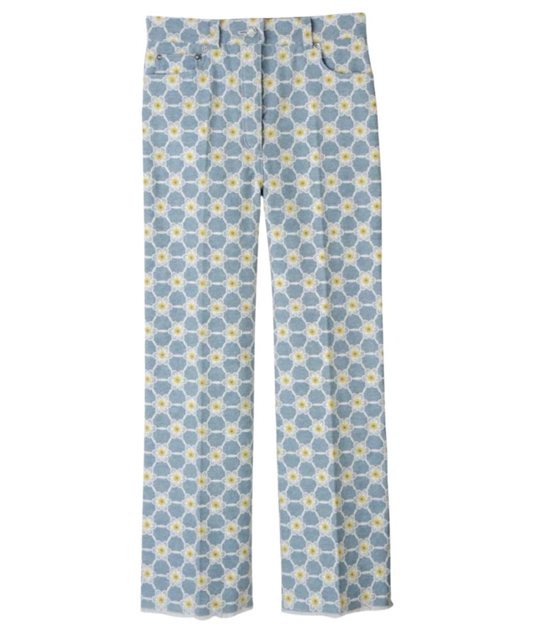 LONGCHAMP Мульти хлопковые прямые джинсы, фото 1